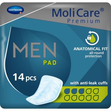 MoliCare Premium Men 3 Drop Pads - 14 Pack