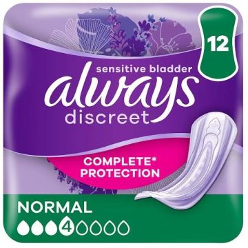 Always Discreet Pads Normal - 12 Pack